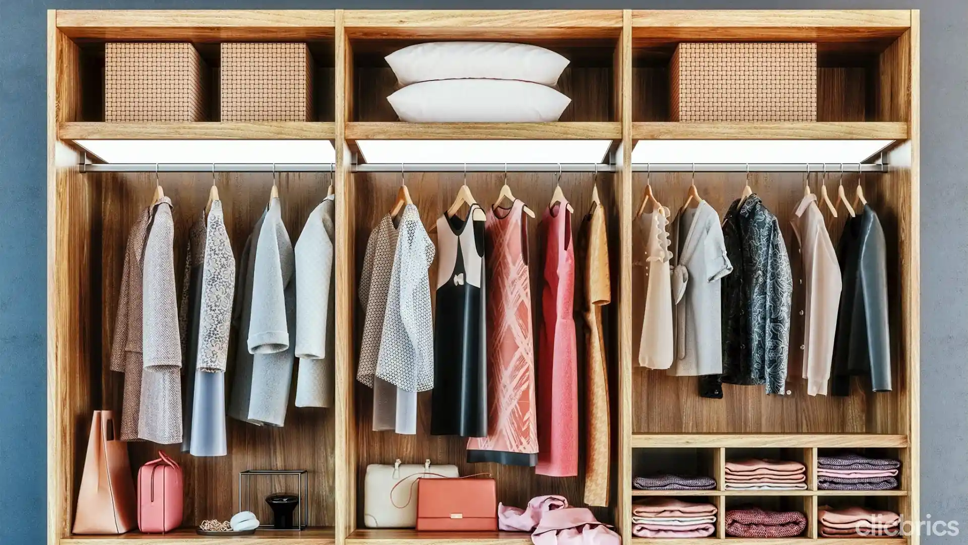 modern wardrobe design inside